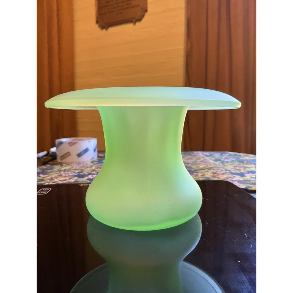 Vintage Satin Uranium Glass 4